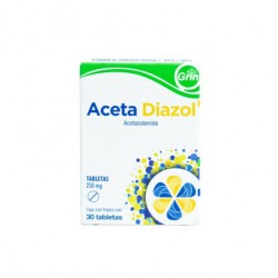 ACETA DIAZOL 250MG C/30 TAB