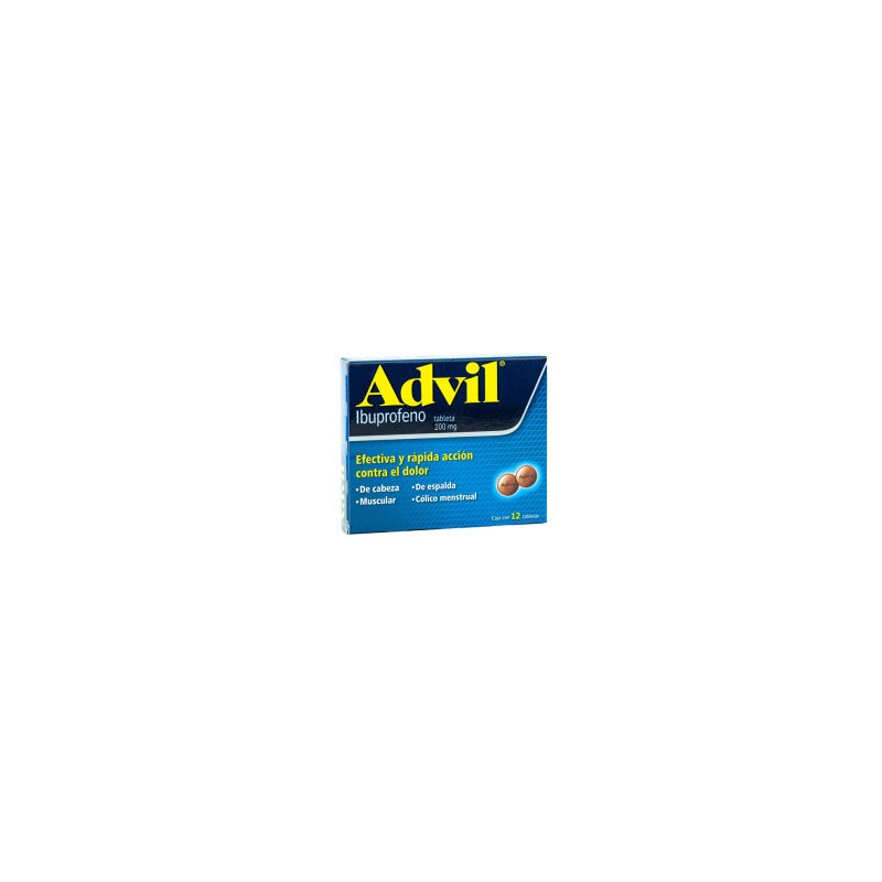 ADVIL 200MG GRAG C/12