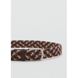 Cinturón elástico trenzado colores