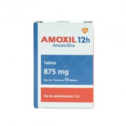 AMOXIL 12H 875MG TAB C/10