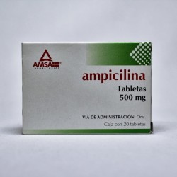 AMPICILINA 500MG C/20TAB