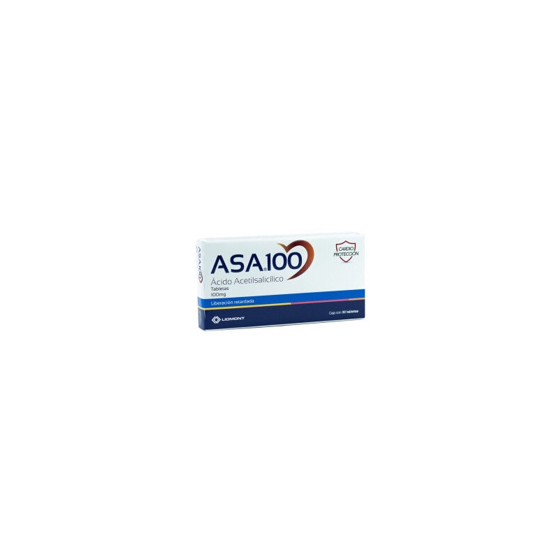 ASA 100 MG TAB C/30