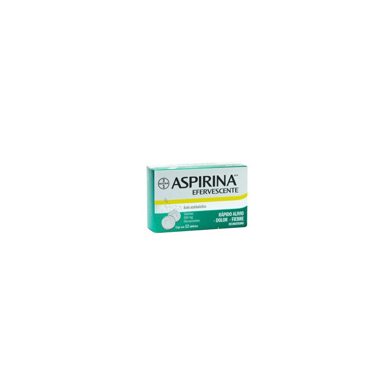 ASPIRINA 500MG TAB EFERV C/12