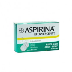 ASPIRINA 500MG TAB EFERV C/12