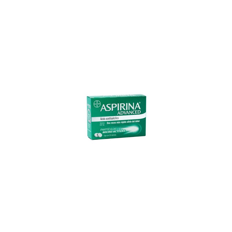 ASPIRINA ADVANCED 500MG TAB C/20