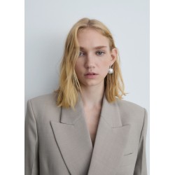 Pendientes geométricos abalorios