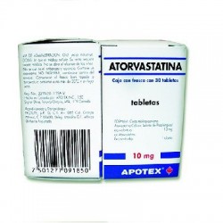 ATORVASTATINA 10MG TAB C/30 (2×1)