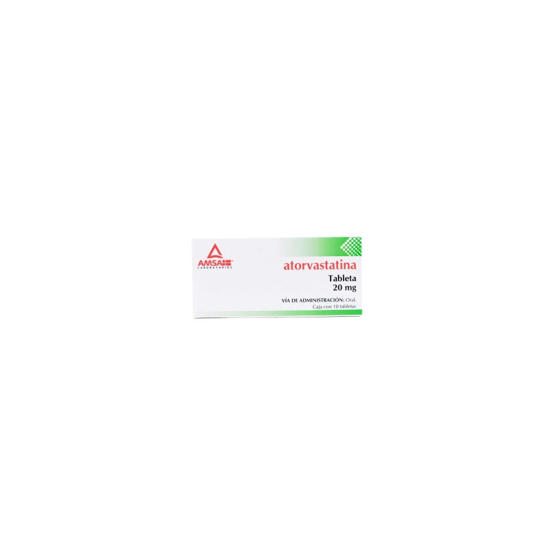 ATORVASTATINA 20MG C/10TAB