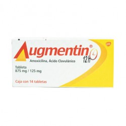 AUGMENTIN 12H 875MG TAB C/14