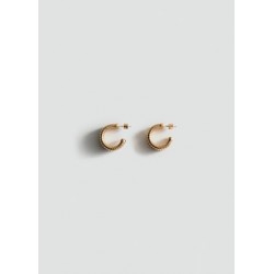 Pendientes aros textura