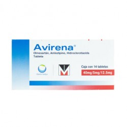 AVIRENA 40MG/5MG/12.5 TAB C/14