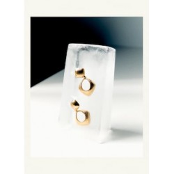 Pendientes colgantes geométricos