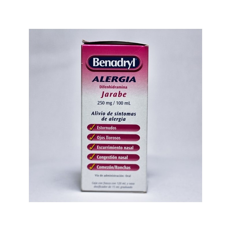 BENADRYL 0.25 G JBE 120 ML ALERGIA
