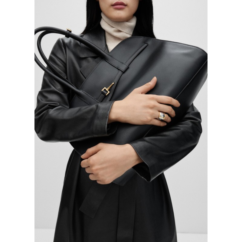 Anillo ancho diseño hebilla