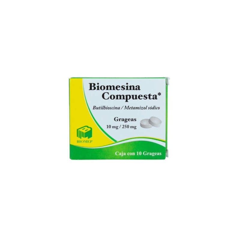 BIOMESINA 10/250MG GRAG