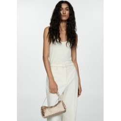 Bolso hombro abalorios