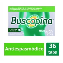 BUSCAPINA 10MG TABS C/36