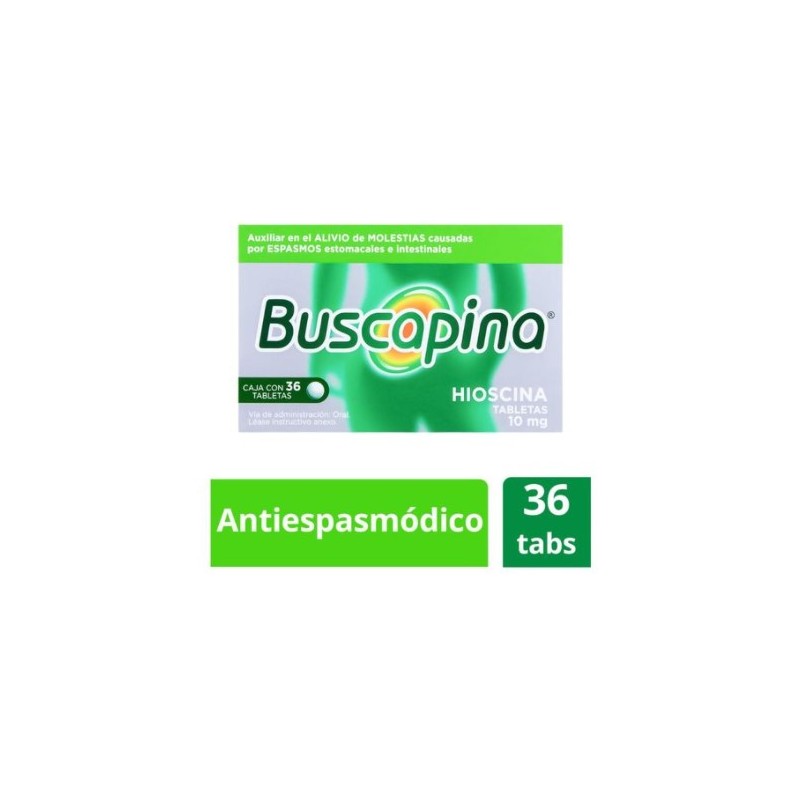 BUSCAPINA 10MG TABS C/36