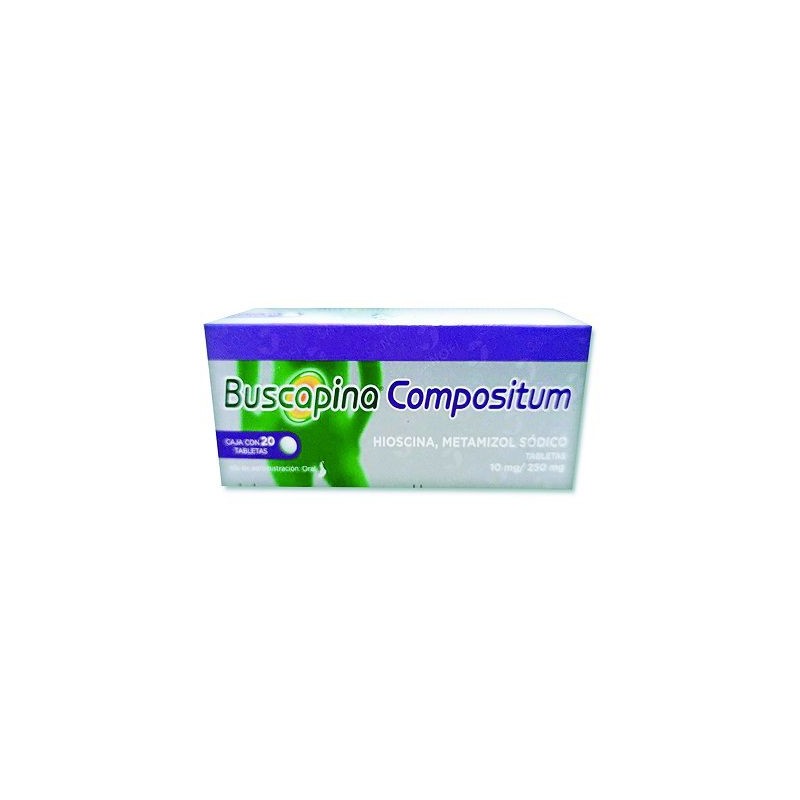 BUSCAPINA COMPOSITUM 10/250MG TAB C/20