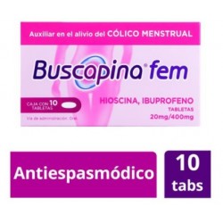 BUSCAPINA FEM 20/400MG TAB C/10