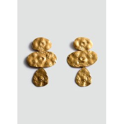 Pendientes largos textura