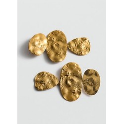 Pendientes largos textura