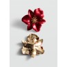 Pendientes maxi flor