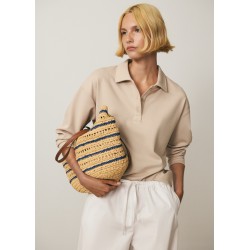 Bolso capazo fibra natural