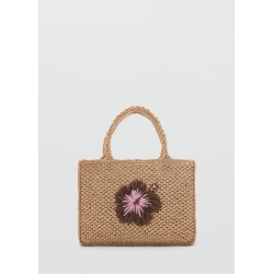 Bolso mano fibra natural