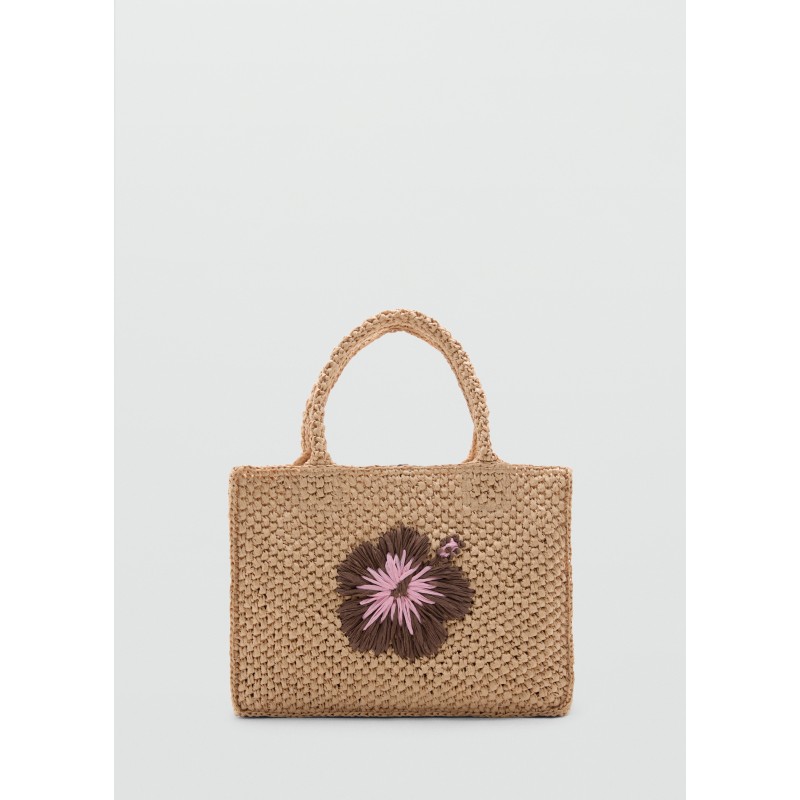 Bolso mano fibra natural