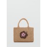 Bolso mano fibra natural