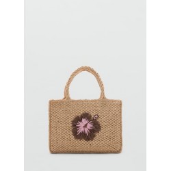 Bolso mano fibra natural