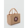 Bolso mano fibra natural