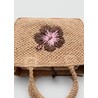 Bolso mano fibra natural