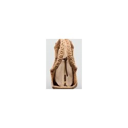 Bolso mano fibra natural