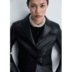 Collar perlas múltiples cadenas