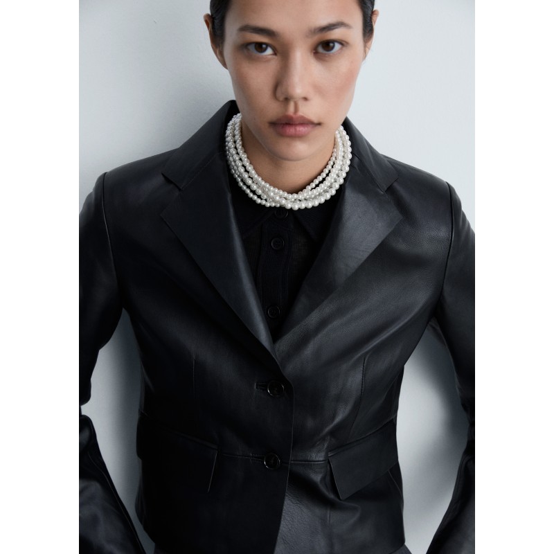 Collar perlas múltiples cadenas