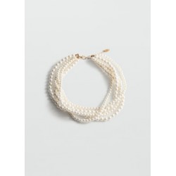 Collar perlas múltiples cadenas