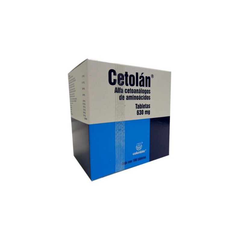 CETOLAN 630MG C/100 TABLETAS