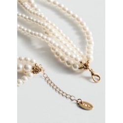 Collar perlas múltiples cadenas