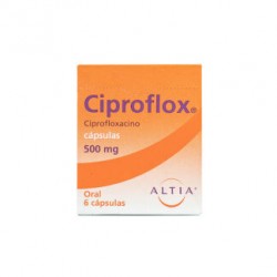 CIPROFLOX 500MG CAP C/6