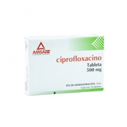 CIPROFLOXACINO 500MG C/14 TAB