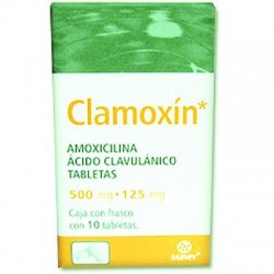 CLAMOXIN 500/125MG TAB C/10