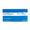 CO PLAVIX 75/100MG TAB C/28