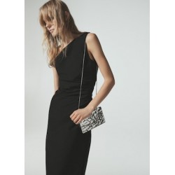Bolso clutch textura