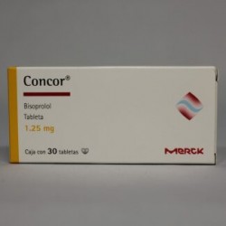 CONCOR 1.25MG GRAG C/30