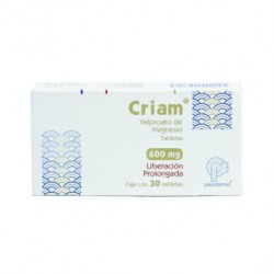CRIAM 600 MG LP TAB C/30