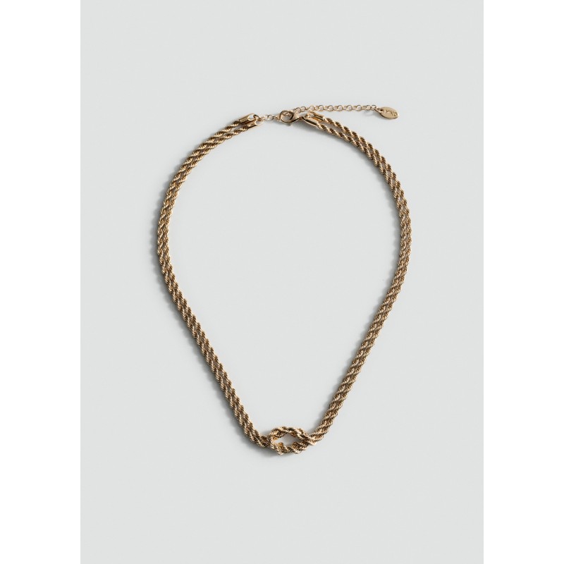 Collar cadena trenzada