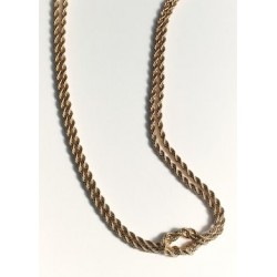 Collar cadena trenzada