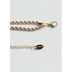 Collar cadena trenzada